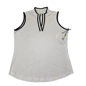 Tail White Label Women’s Large Sleeveless Golf Top Mock Neck NWT